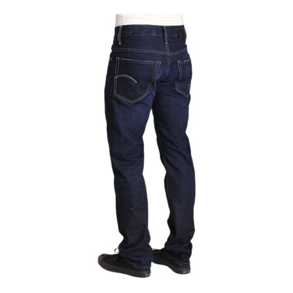 NWT Men’s G-STAR 3301 RAW worn in DENIM Structor Straight 28X32 Dark Blue - Picture 6 of 9